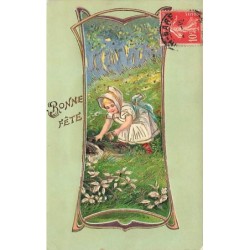 n°27181 - Carte Gaufrée -...