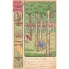 n°27182 - Fantaisie - Art Nouveau - Les Champignons - Couple cueillant des champignons
