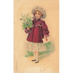 n°27197 - Carte Gaufrée -...