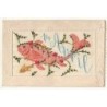 n°27202 - Carte Brodée - 1er Avril - Poissons