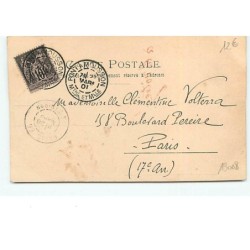 n°13008 - Surréalisme - Jeune femme chevauchant une bouteille de champagne