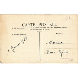 n°27215 - Carte Peinte à la Main - Ce qu'on ne verra jamains - Escrime - Duel entre un homme et Pierrot