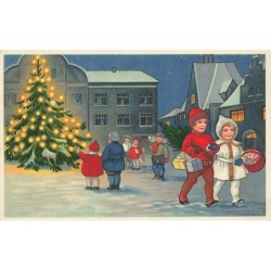 n°27221 - Noël - Place de...