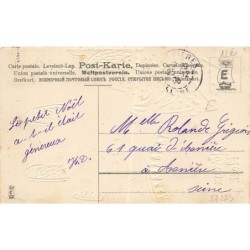 n°27223 - Carte Gaufrée - MSIB 13632 - Joyeux Noël - Anges Gardiens veillant sur des fillettes endormie