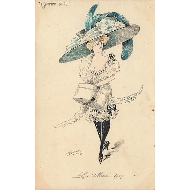 n°27253 - Illustrateur - Roberty - La Mode 1909 - Le Sourire n°49