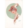n°27254 - Illustrateur - Pickuick - Jeune femme rousse portant un chapeau