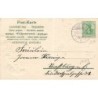 n°27268 - Carte Gaufrée - MSIB 13503 - Glückliwhes Neujahr 1905 - Nains trinquant, l'un avec la lune