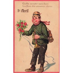 n°27277 - Carte Gaufrée -...