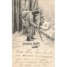 n°27279 - Joyeux Noël - Père Noël près d'un village