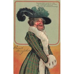 n°27317 - Carte Gaufrée -...