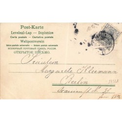 n°27321 - MSIB  13210 - Fröhliche Neujahr 1903 - Nain assis sur un trèfle, jouant de la mandoline