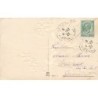 n°27332 - Carte Gaufrée - Buona Pasqua - Anges, l'un priant, l'autre lui chuchotant à l'oreille