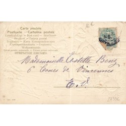 n°27336 - Carte Gaufrée - 3696 - Joyeux Noël - Ange parlant au Père Noël