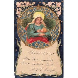 n°27341 - Carte Gaufrée -...