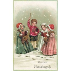 n°27363 - Carte Gaufrée -...