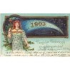 n°27364 - Carte Gaufrée - Nouvel An - MSIB 13191 - 1903 - Ange Gardien - Comète