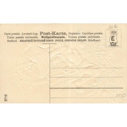 n°27369 - Carte Gaufrée - MSIB 13642 - Fröhliche Weihnachten - Enfants décorant un sapin