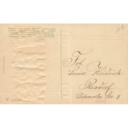 n°27395 - Carte Gaufrée - Animaux - Chats - Quatre chatons