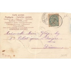 n°27399 - Carte Gaufrée - Serie 3635 - Un enfant portant deux lampions