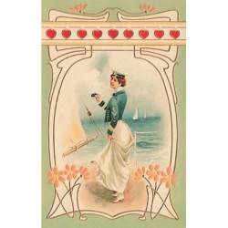 n°27411 - Carte Gaufrée -...