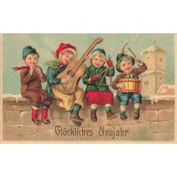 n°27417 - Carte Gaufrée -...