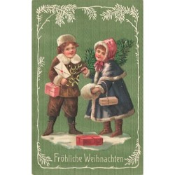 n°27424 - Carte Gaufrée -...