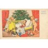 n°27436 - Noël - Veselé Vanoce - MFK - Anges et jouets veillant sur un bébé endormi - Teddy Bear