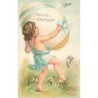 n°27442 - Pâques - Fröhliche Ostern - Enfant portant un oeuf