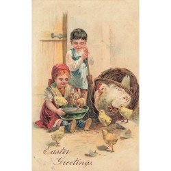 n°27444 - Carte Gaufrée -...