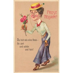 n°27461 - Carte Gaufrée -...