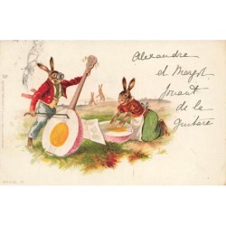 n°27479 - Pâques - Lièvres...