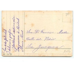 n°13092 - Carte Fantaisie - Fillette sur un banc