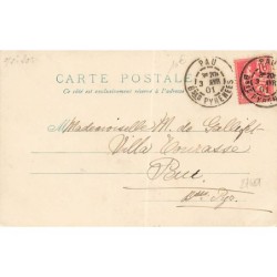 n°27481 - Pâques - Lièvres humanisés peignant des oeufs