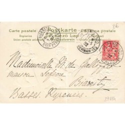 n°27484 - Carte Gaufrée - Fantaisie - Enfants cherchant des lièvres