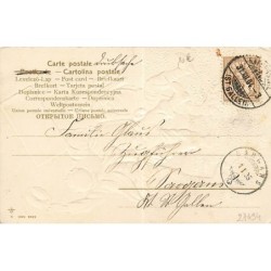 n°27494 - Carte Gaufrée - 3523 - Fantaisie - Garçons chantant dans la rue