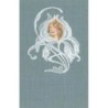 n°27507 - Fantaisie - Art Nouveau - Portrait d'une femme dans une fleur en dentelle