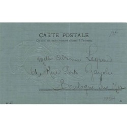 n°27507 - Fantaisie - Art Nouveau - Portrait d'une femme dans une fleur en dentelle