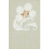 n°27508 - Fantaisie - Art Nouveau - Portrait d'une femme au milieu de fleurs en dentelle