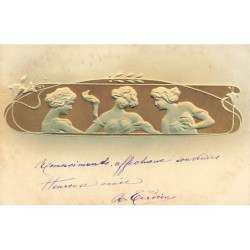 n°27509 - Carte Gaufrée -...