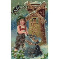 n°27516 - Carte Gaufrée -...