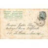 n°27521 - Carte Gaufrée - Clapsaddle - Bonne Année - Ange jouant de la trompette pour un village