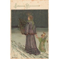 n°27525 - Carte Gaufrée -...