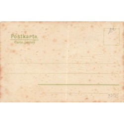 n°27525 - Carte Gaufrée - Noël - Fröhliche Weihnachten - Femme marchant avec un ange - Illustrateur Mailick