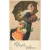 n°27530 - Noël - Veselé Vanoce - Une femme et une fillette marchant sous la neige