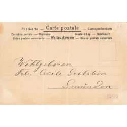 n°27538 - Fantaisie - Clapsaddle - Fillette avec une robe couleur myosotis