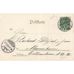 n°27539 - Fantaisie - Brundage - Clapsaddle - Fillette avec une couronne de roses dans les cheveux
