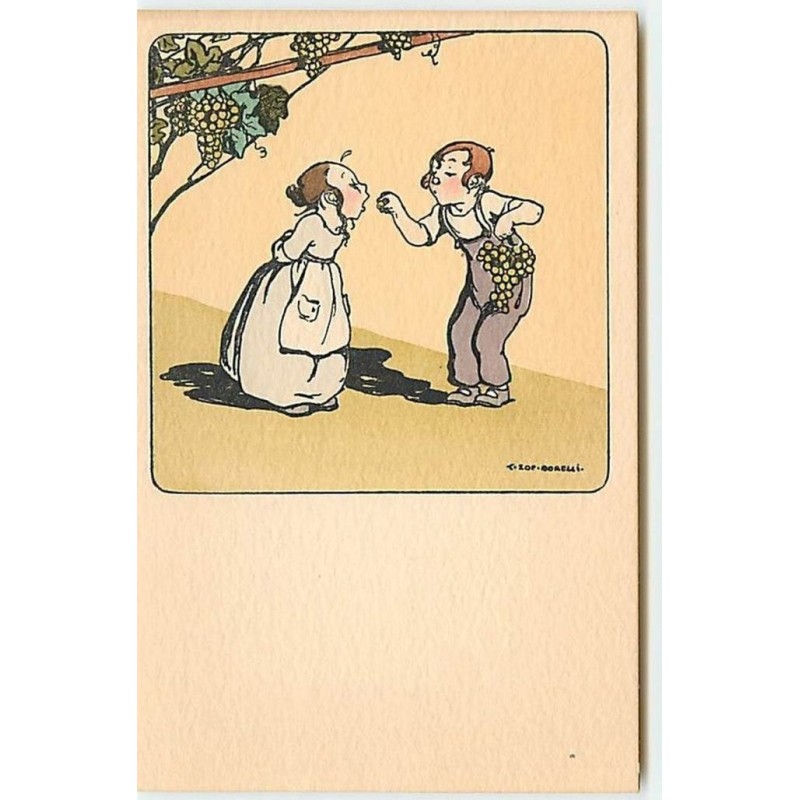 n°13108 - MM Vienne  n°733 - Zoé Borelli - Jeune couple mangeant du raisin