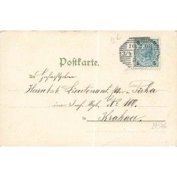 n°27546 - Stroefer's - Animaux habillés - Chatte pleurant près d'une cruche de lait cassé - cat