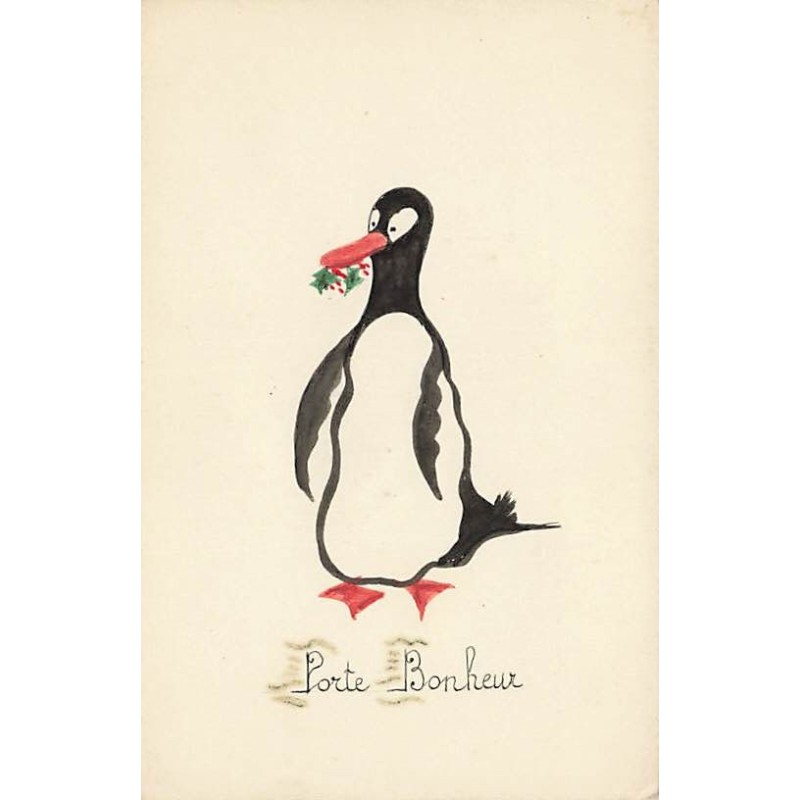 n°27548 - Fantaisie - Pingouin - Porte Bonheur