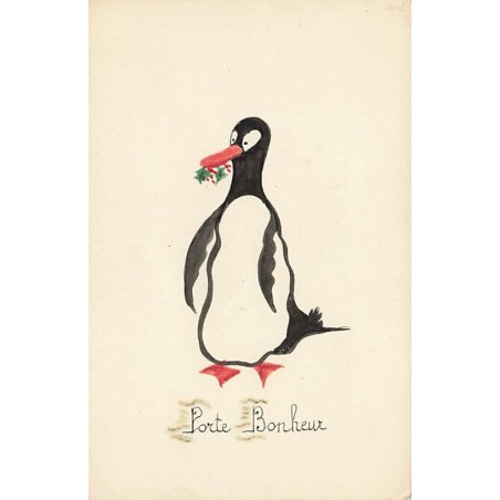 n°27548 - Fantaisie - Pingouin - Porte Bonheur